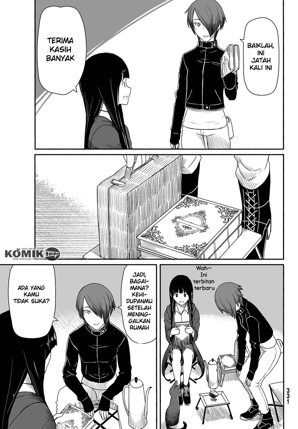Halaman 16 dari Flying Witch Chapter 22