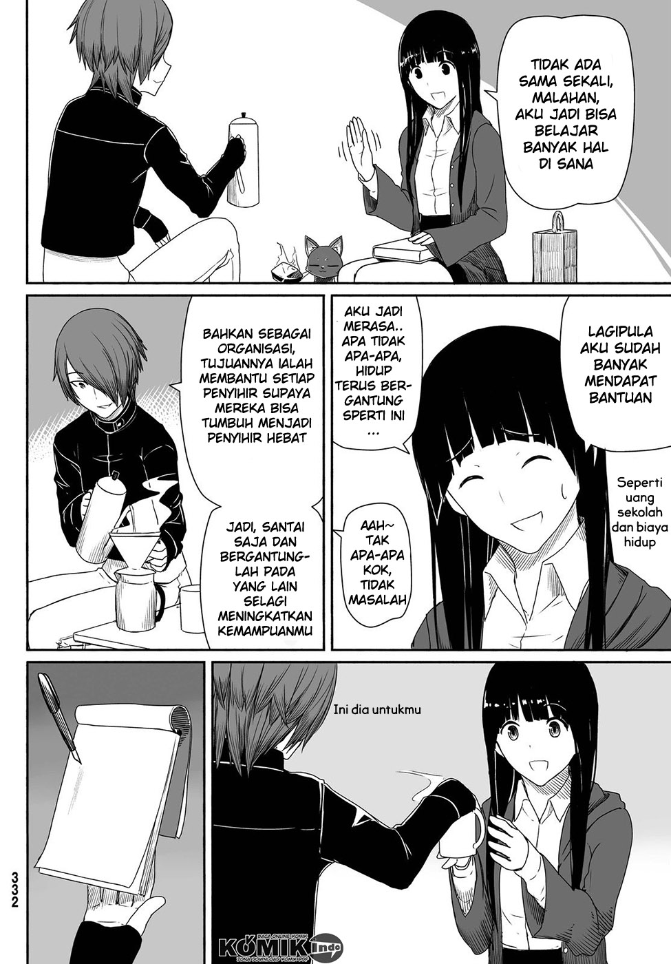 Halaman 17 dari Flying Witch Chapter 22