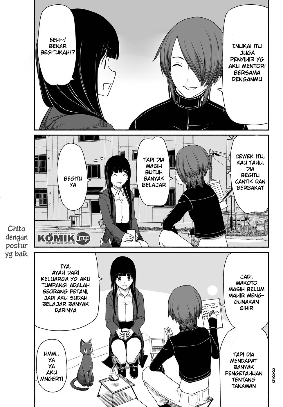 Halaman 20 dari Flying Witch Chapter 22