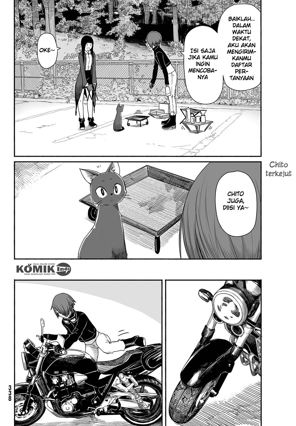 Halaman 23 dari Flying Witch Chapter 22