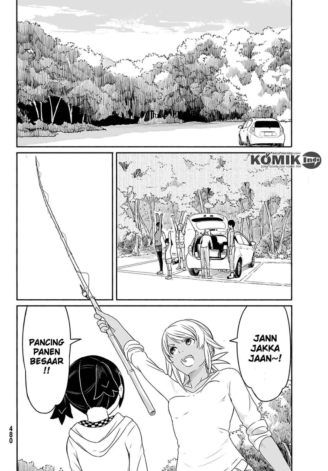 Halaman 10 dari Flying Witch Chapter 27