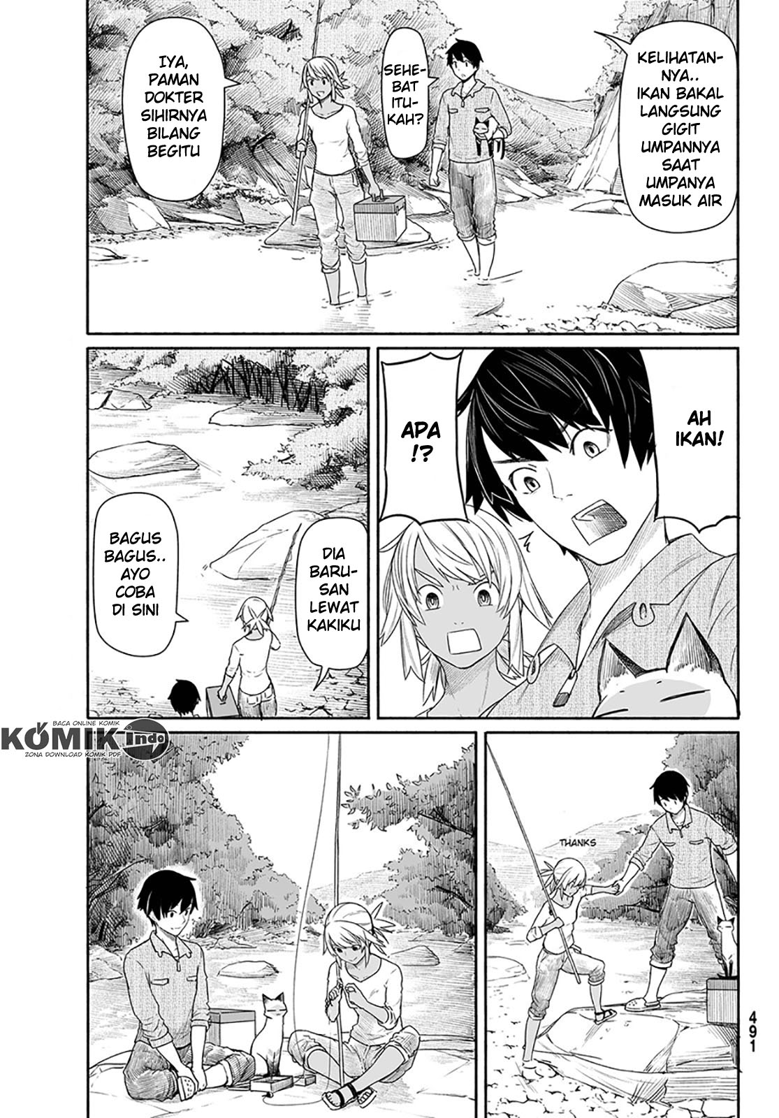 Halaman 21 dari Flying Witch Chapter 27