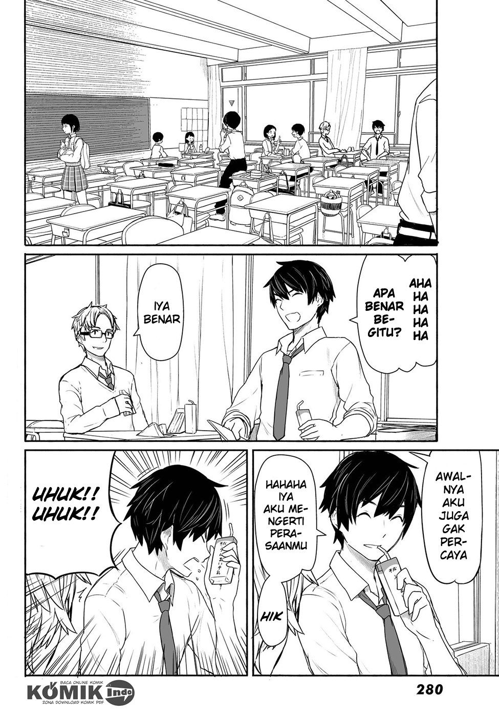 Halaman 1 dari Flying Witch Chapter 28