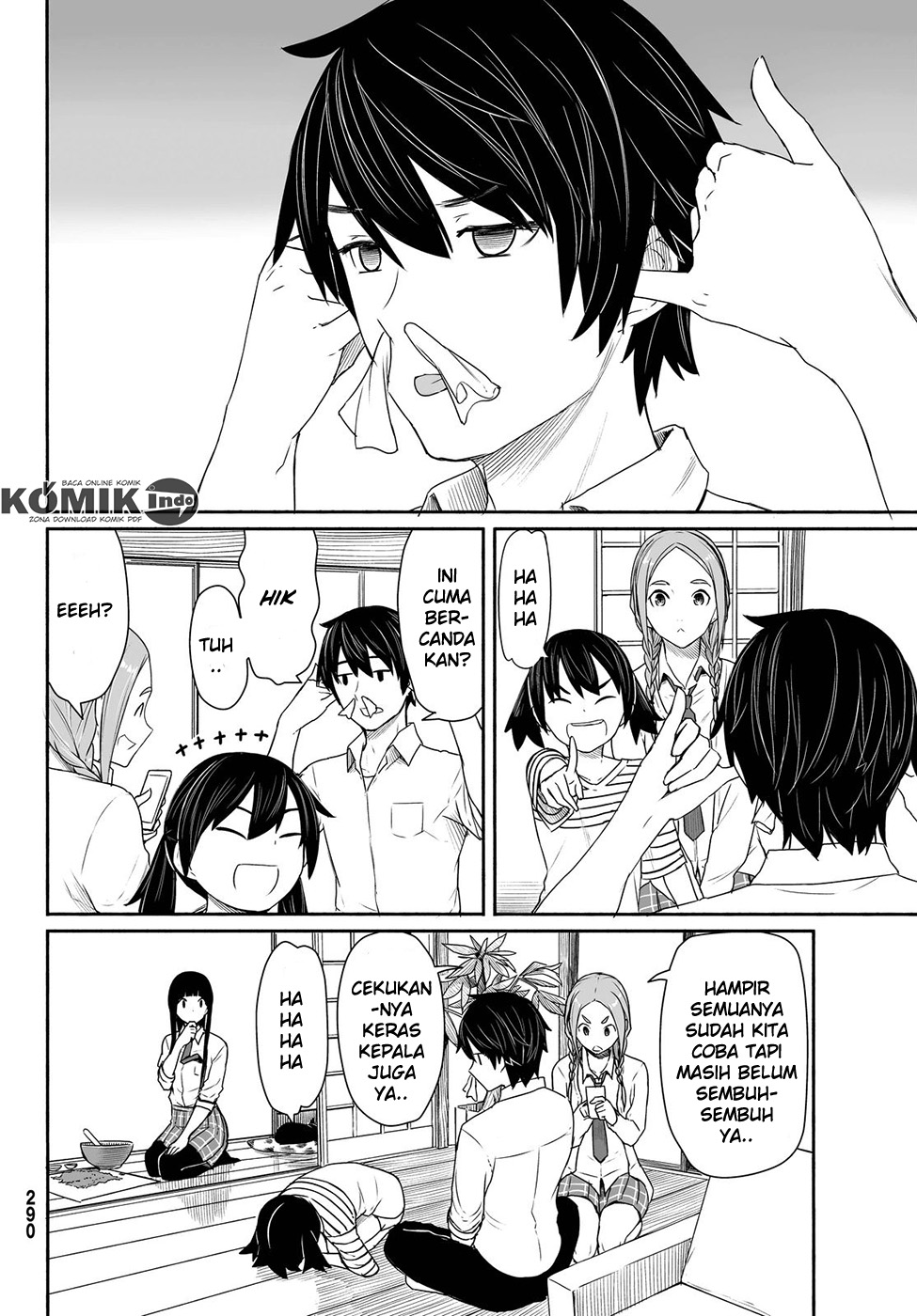 Halaman 11 dari Flying Witch Chapter 28