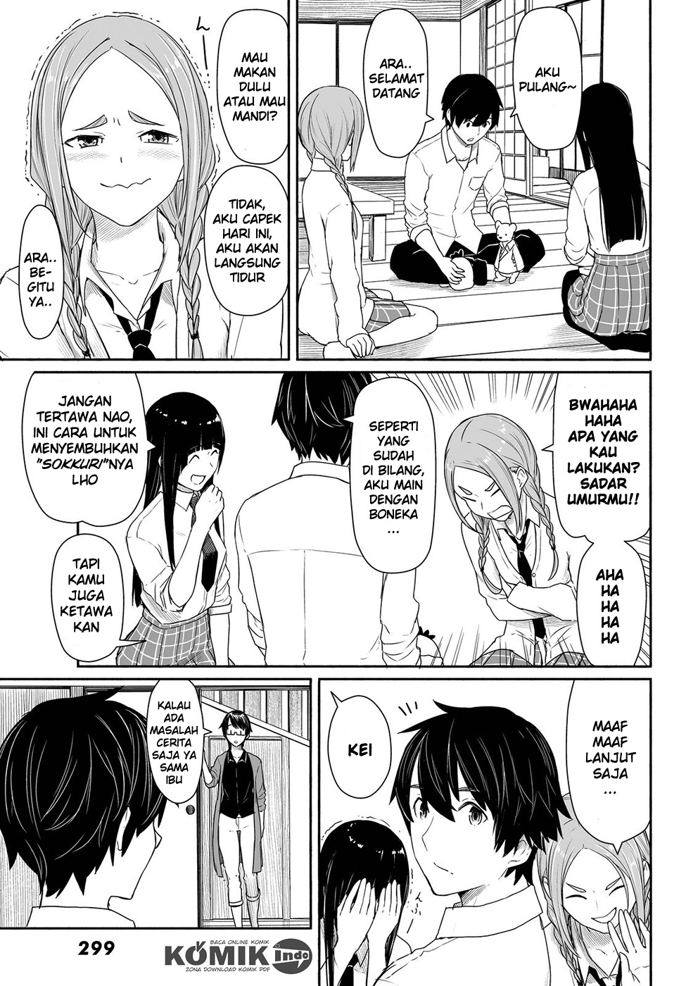 Halaman 19 dari Flying Witch Chapter 28