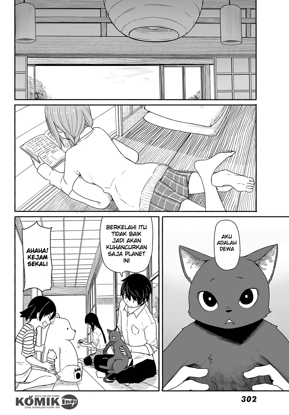 Halaman 22 dari Flying Witch Chapter 28