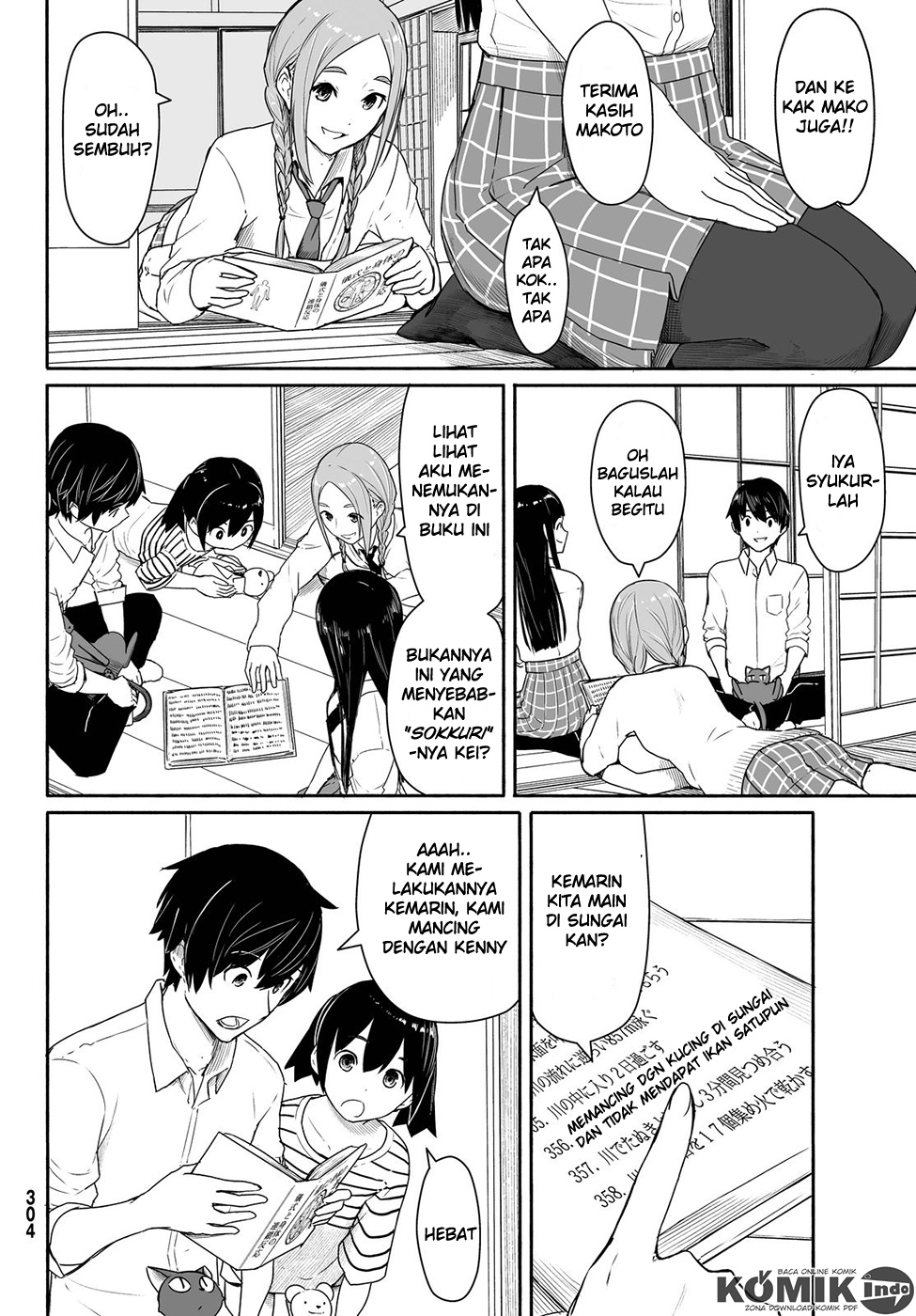 Halaman 24 dari Flying Witch Chapter 28