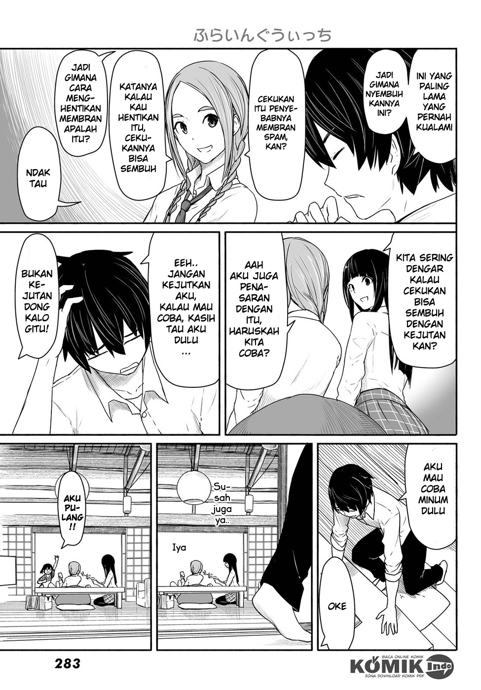 Halaman 4 dari Flying Witch Chapter 28
