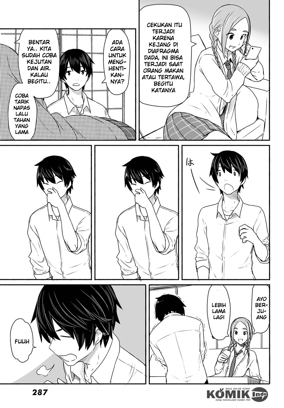 Halaman 8 dari Flying Witch Chapter 28