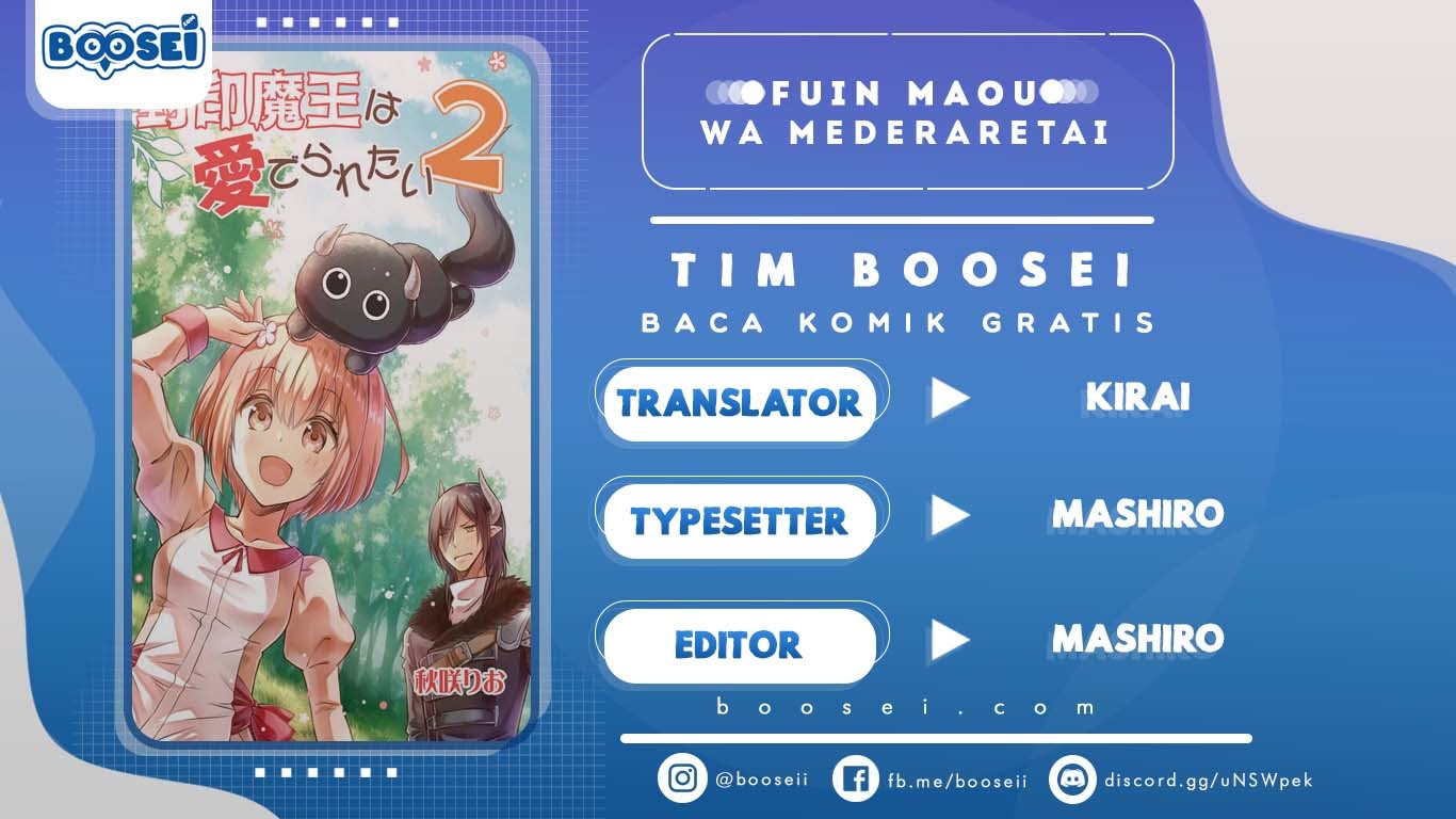 Halaman 1 dari Fuin Maou wa Mederaretai Chapter 1