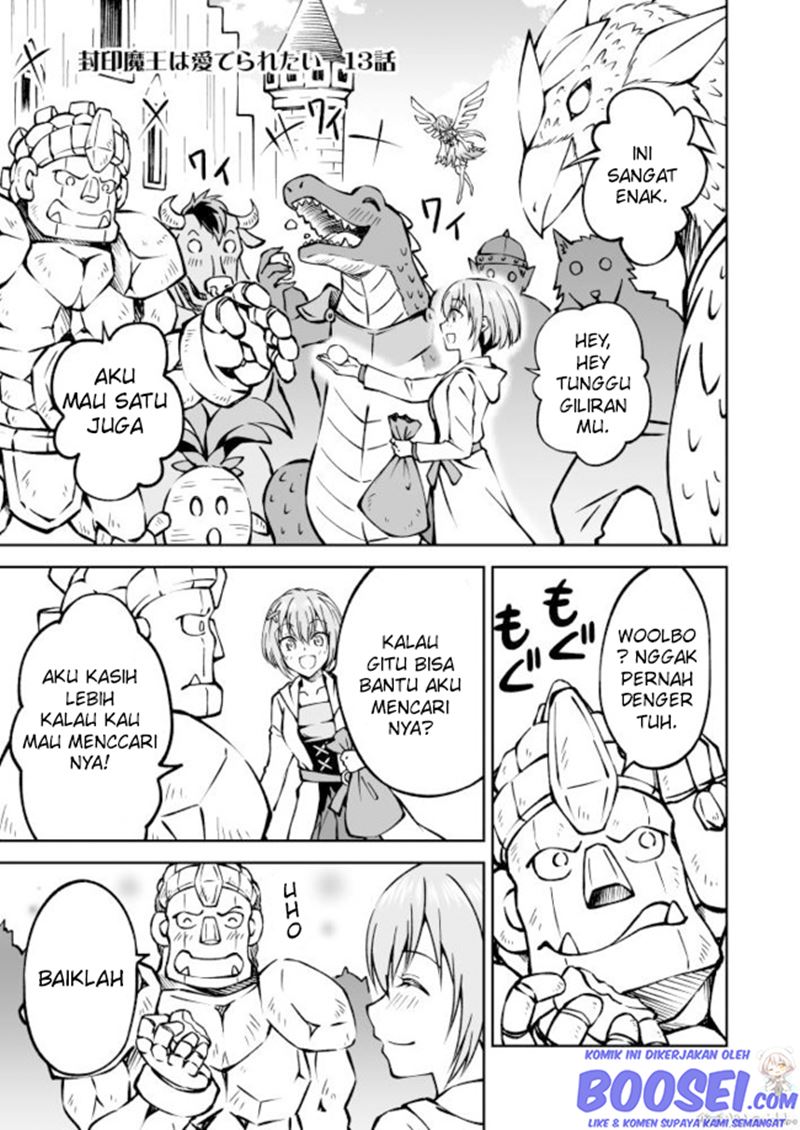 Halaman 3 dari Fuin Maou wa Mederaretai Chapter 13