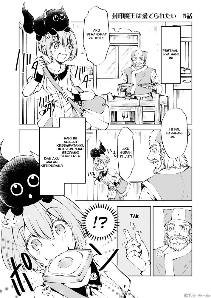 Halaman 2 dari Fuin Maou wa Mederaretai Chapter 5