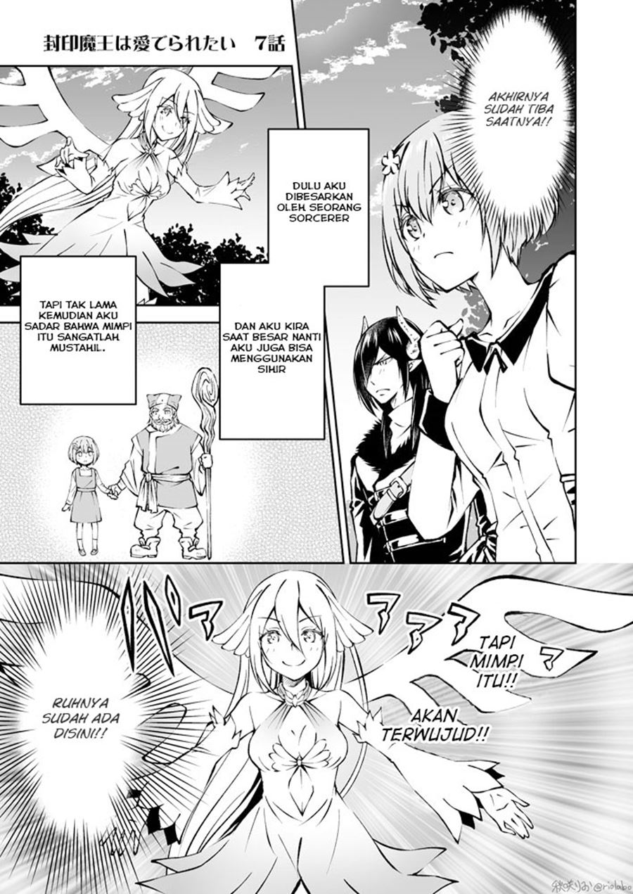 Halaman 3 dari Fuin Maou wa Mederaretai Chapter 7