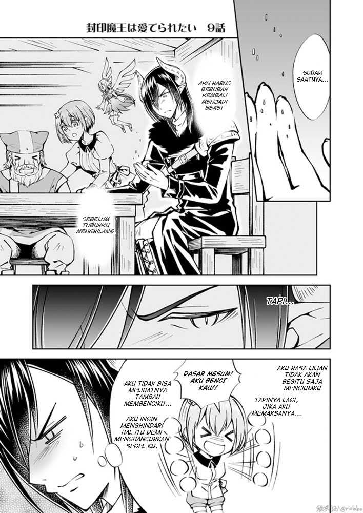 Halaman 3 dari Fuin Maou wa Mederaretai Chapter 9
