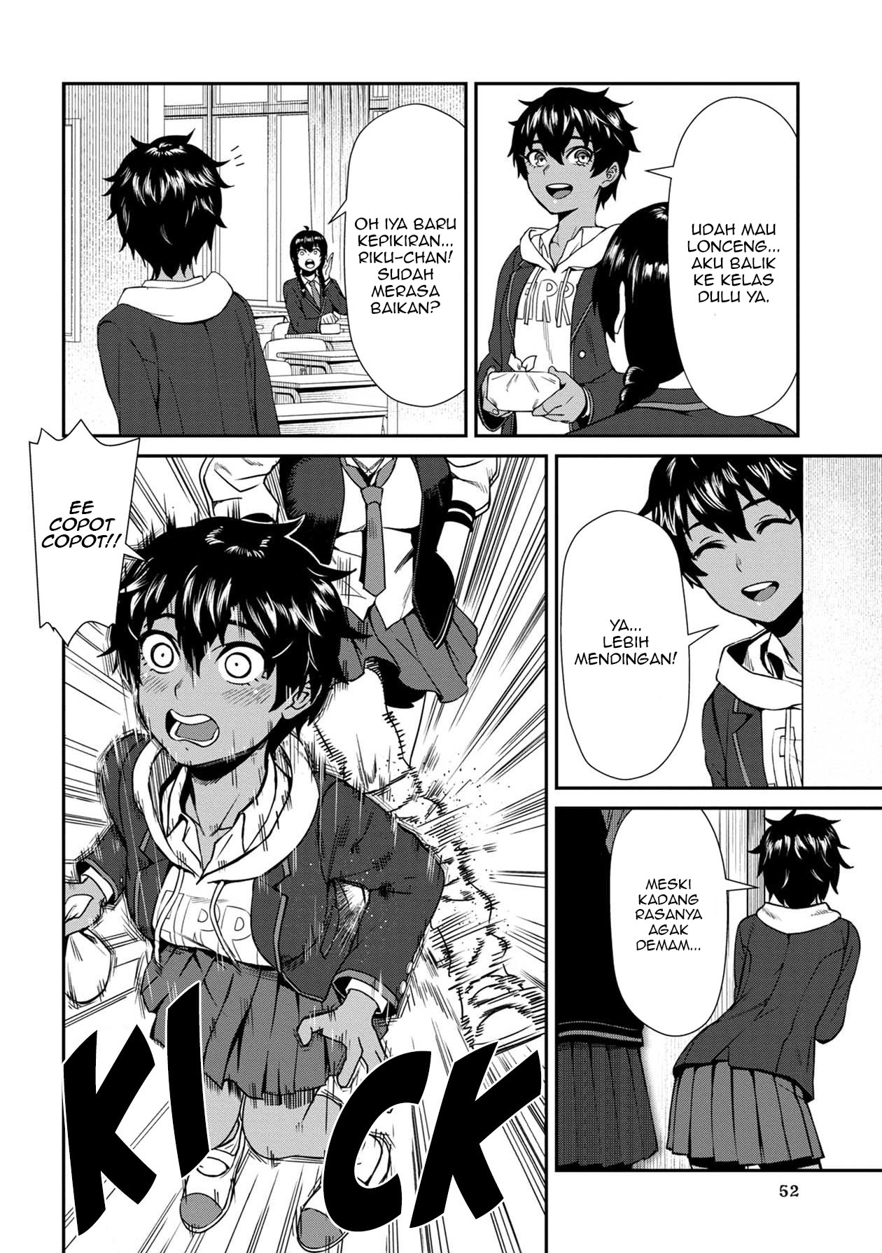 Halaman 14 dari Furyou Taimashi Reina Chapter 3