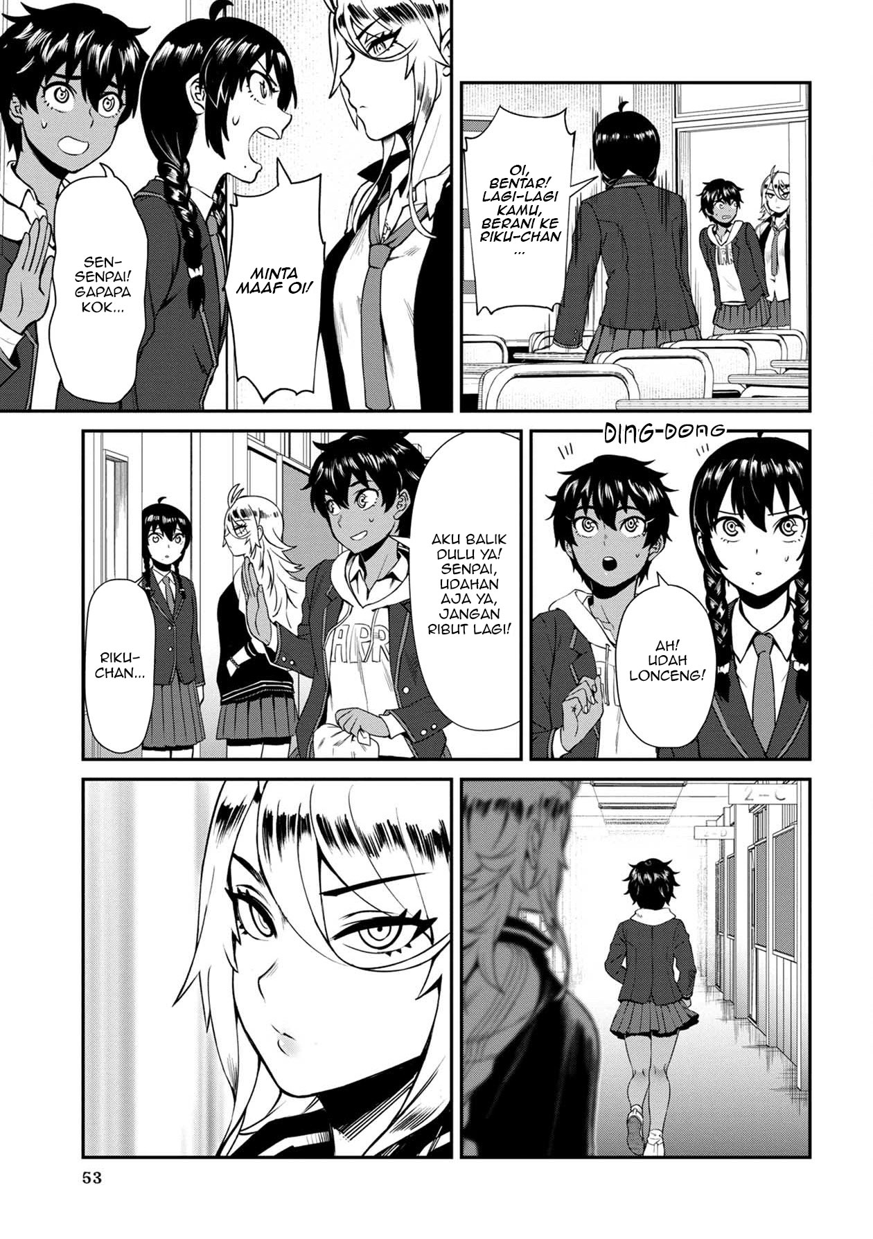 Halaman 15 dari Furyou Taimashi Reina Chapter 3