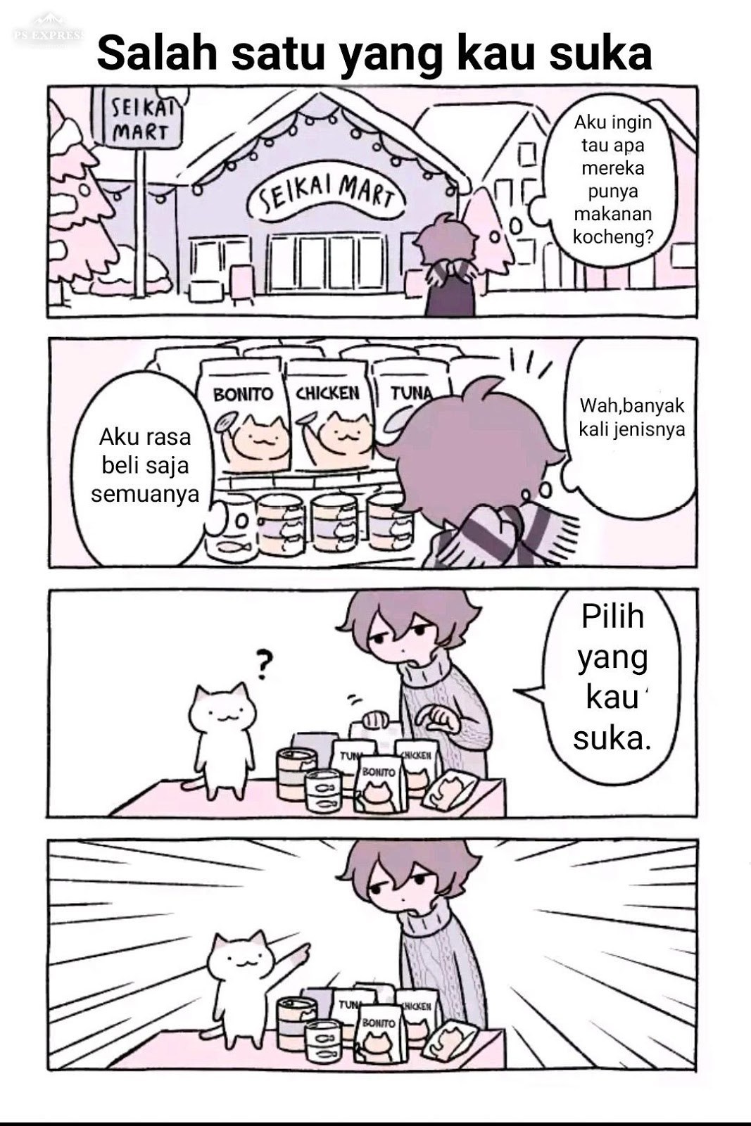 Halaman 2 dari Fushigi Neko no Kyuu-chan Chapter 2