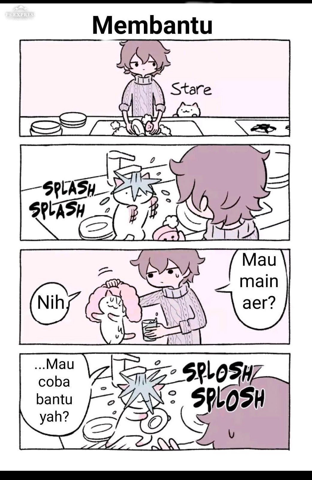 Halaman 6 dari Fushigi Neko no Kyuu-chan Chapter 2