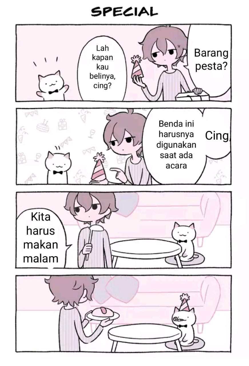 Halaman 17 dari Fushigi Neko no Kyuu-chan Chapter 3