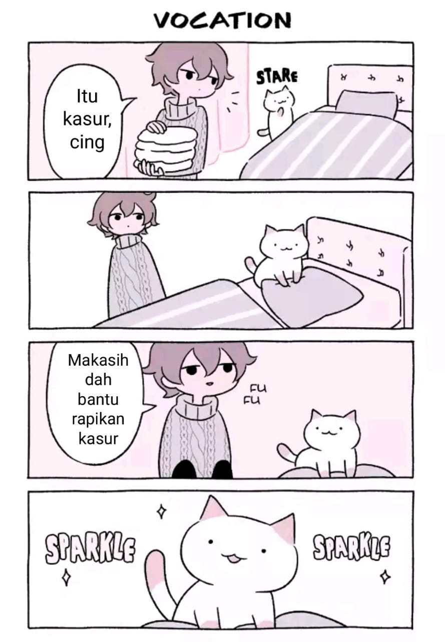 Halaman 6 dari Fushigi Neko no Kyuu-chan Chapter 3