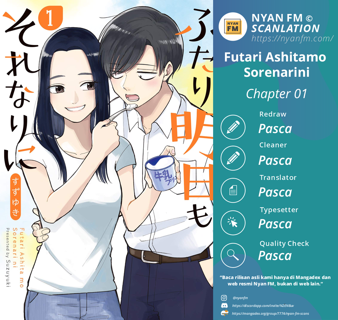 Halaman 2 dari Futari Ashitamo Sorenarini Chapter 1