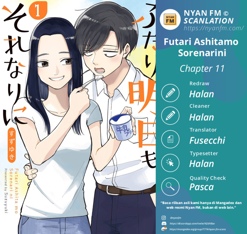 Halaman 1 dari Futari Ashitamo Sorenarini Chapter 11