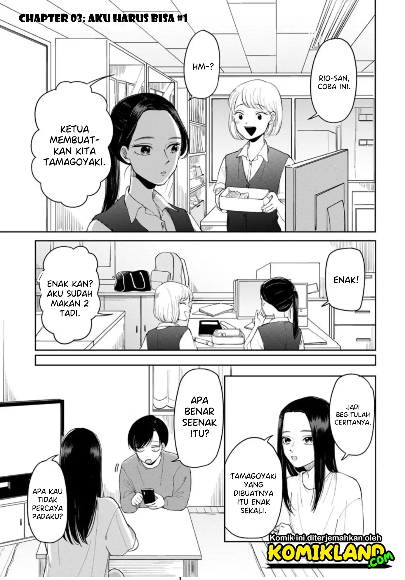 Halaman 2 dari Futari Ashitamo Sorenarini Chapter 3