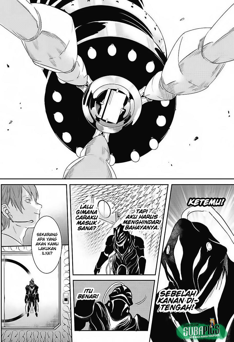 Halaman 34 dari Futaribocchi Sensou Chapter 3