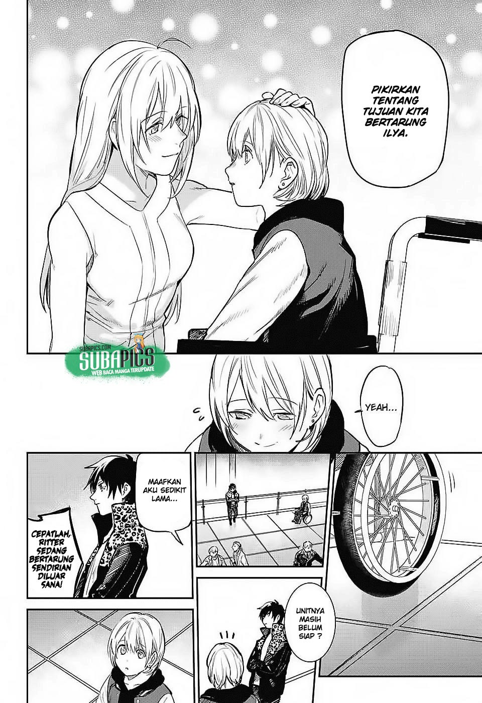 Halaman 46 dari Futaribocchi Sensou Chapter 3