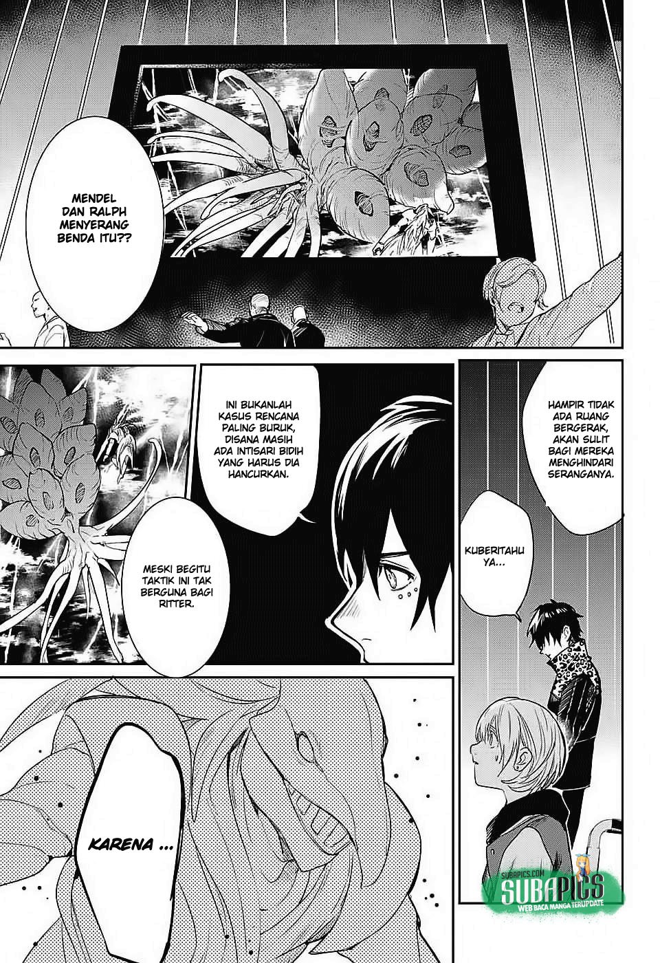 Halaman 47 dari Futaribocchi Sensou Chapter 3