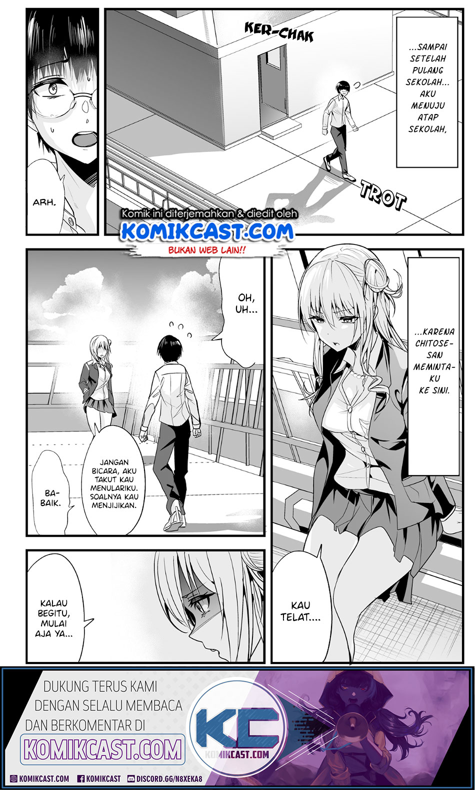 Halaman 3 dari Gakkou no Madonna Gyaru wa Kimo Garinagara mo Boku wo Motomeru Chapter 0