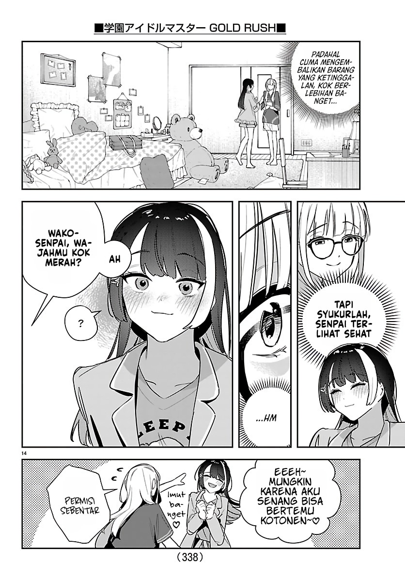 Halaman 14 dari Gakuen Idol Master Chapter 55