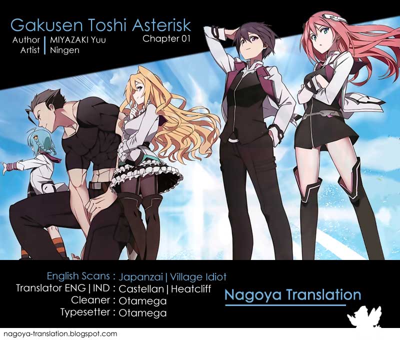 Halaman 1 dari Gakusen Toshi Asterisk Chapter 1