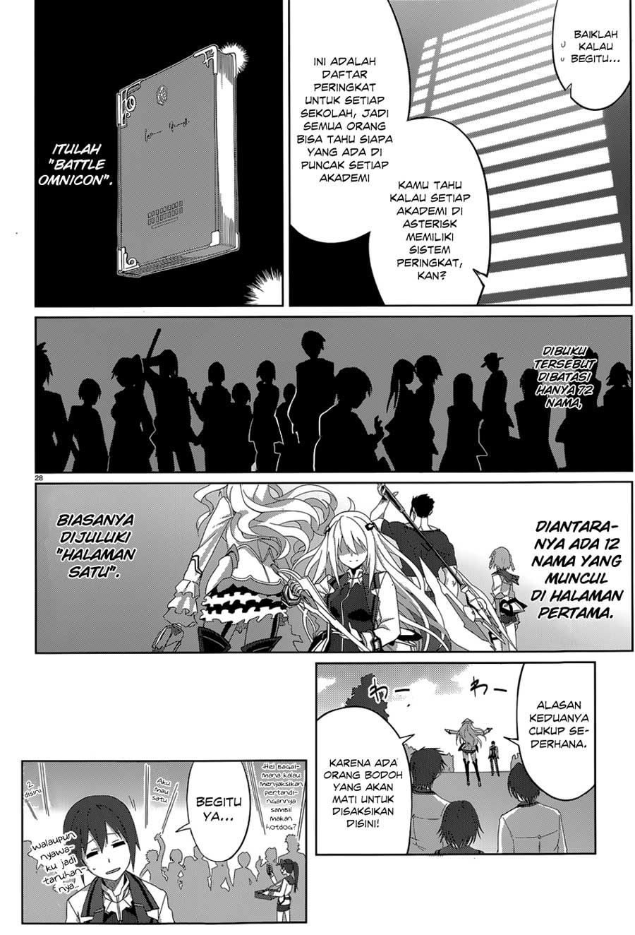 Halaman 26 dari Gakusen Toshi Asterisk Chapter 1