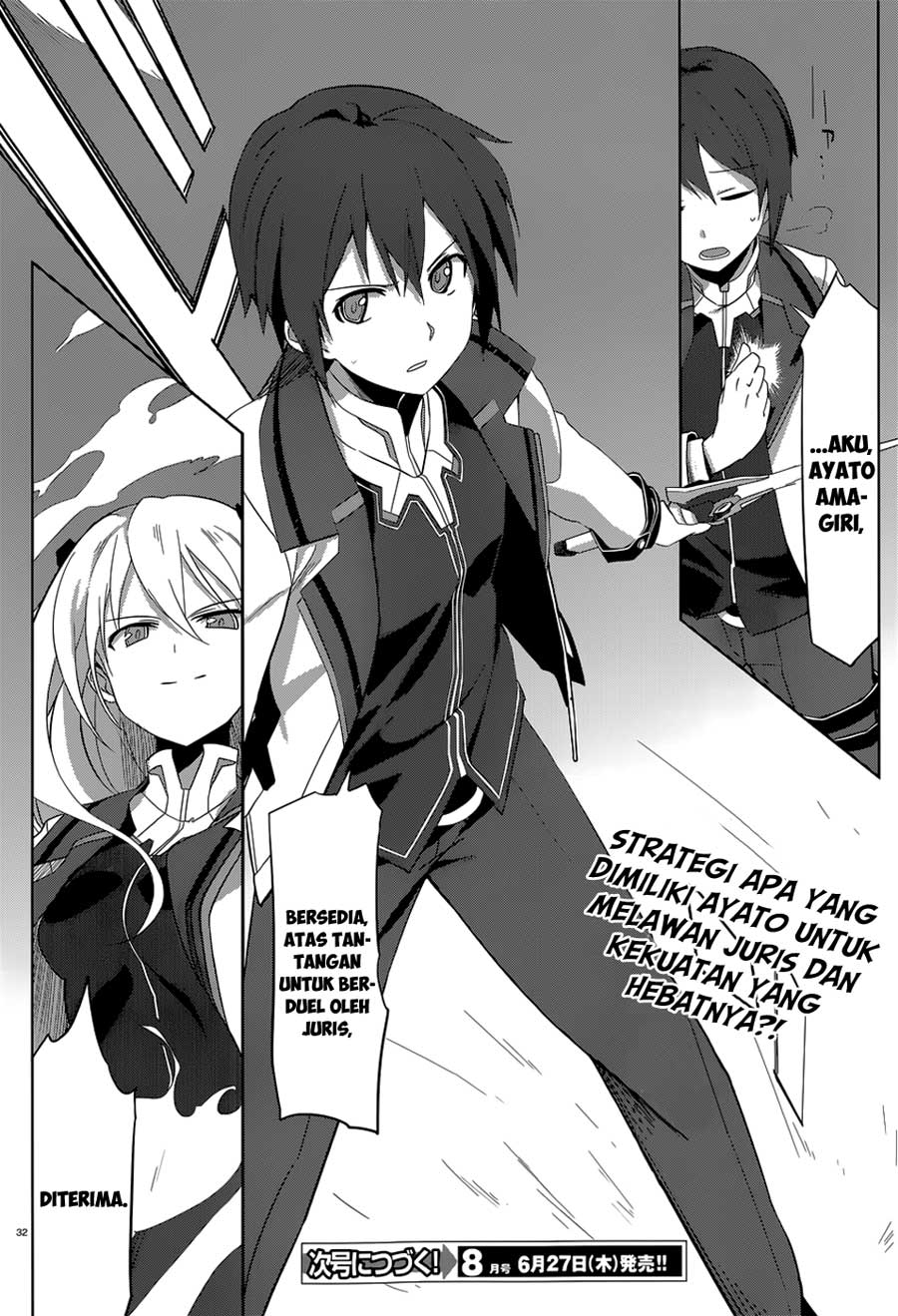 Halaman 30 dari Gakusen Toshi Asterisk Chapter 1