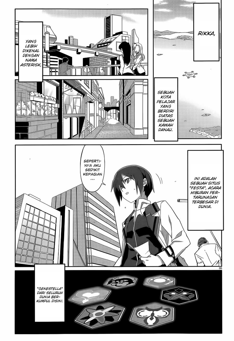 Halaman 4 dari Gakusen Toshi Asterisk Chapter 1