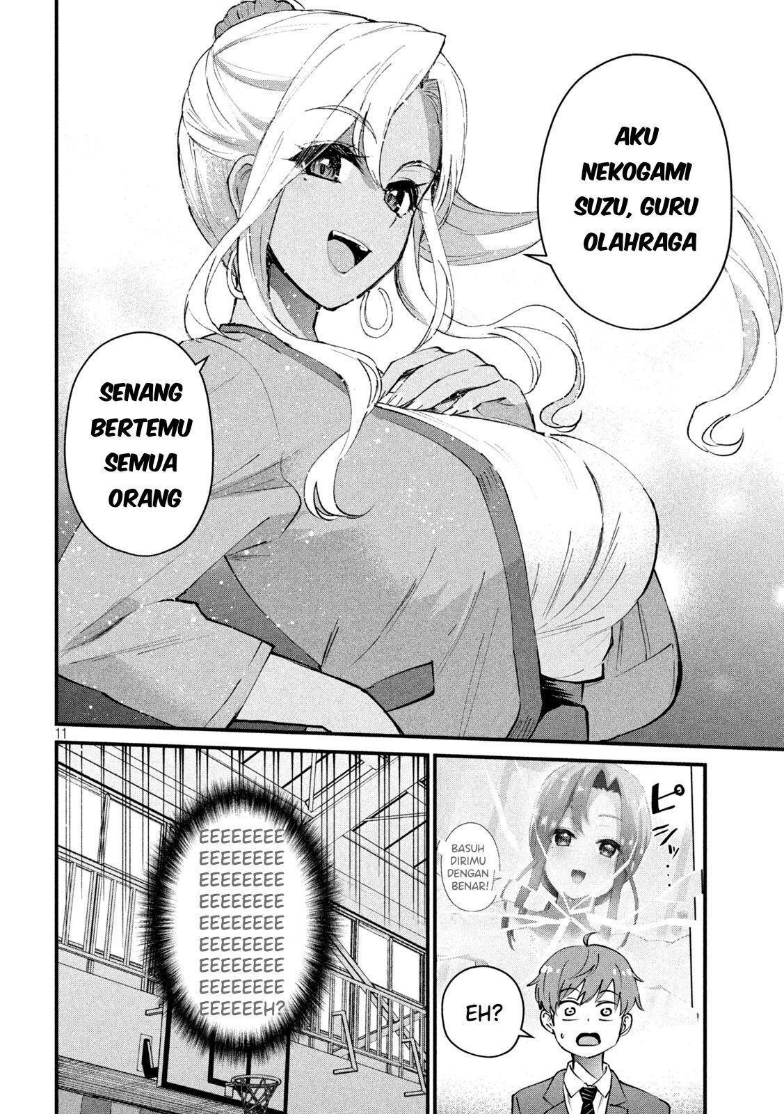 Halaman 11 dari Gyaru Sen Chapter 1