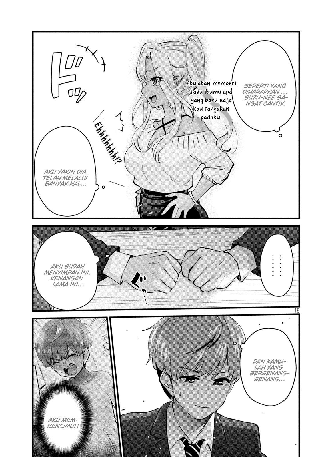Halaman 18 dari Gyaru Sen Chapter 1