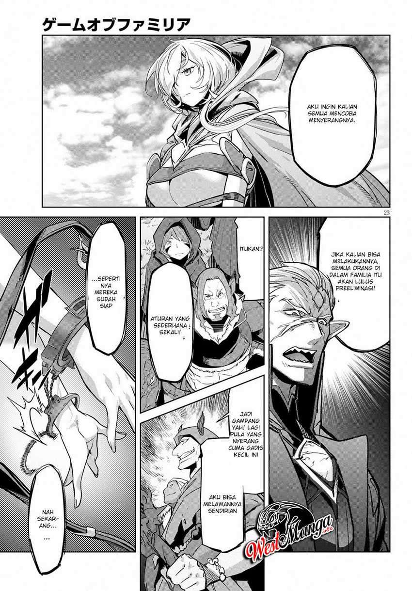Halaman 24 dari Game of Familia: Kazoku Senki Chapter 20