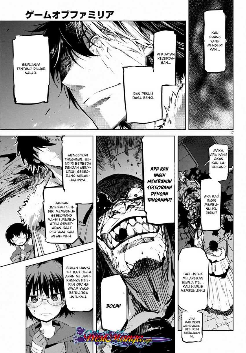 Halaman 19 dari Game of Familia: Kazoku Senki Chapter 17