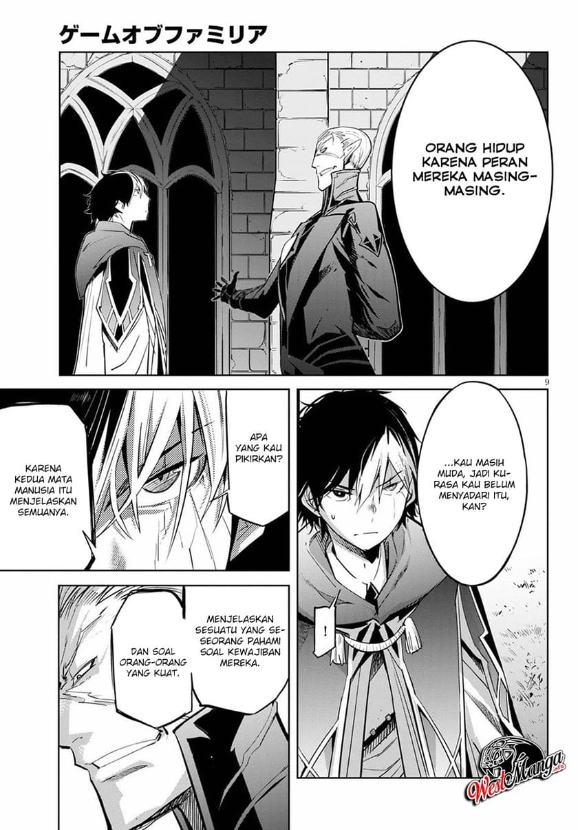 Halaman 11 dari Game of Familia: Kazoku Senki Chapter 24