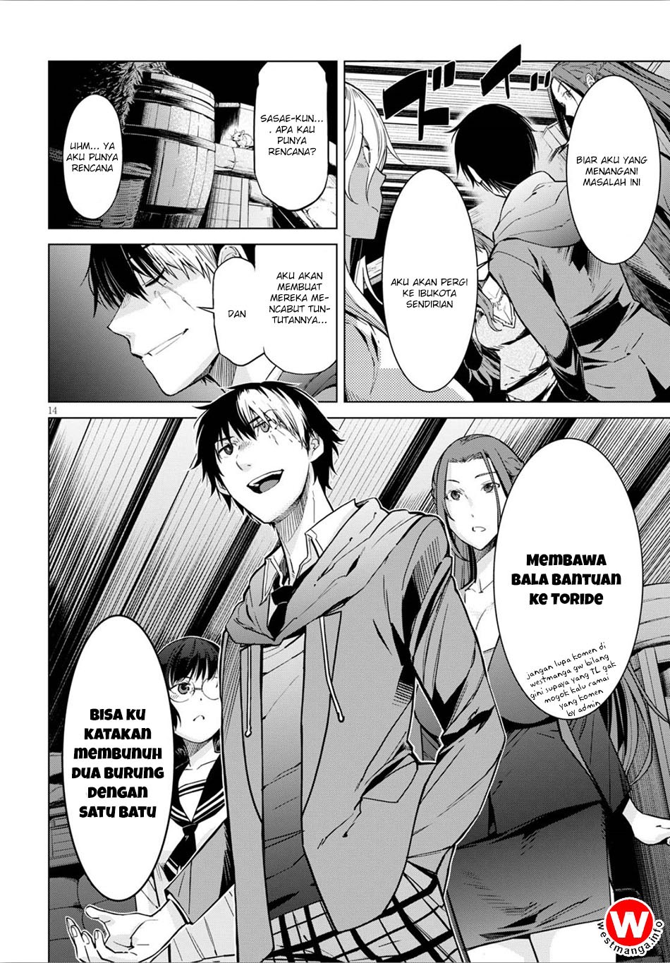 Halaman 16 dari Game of Familia: Kazoku Senki Chapter 4