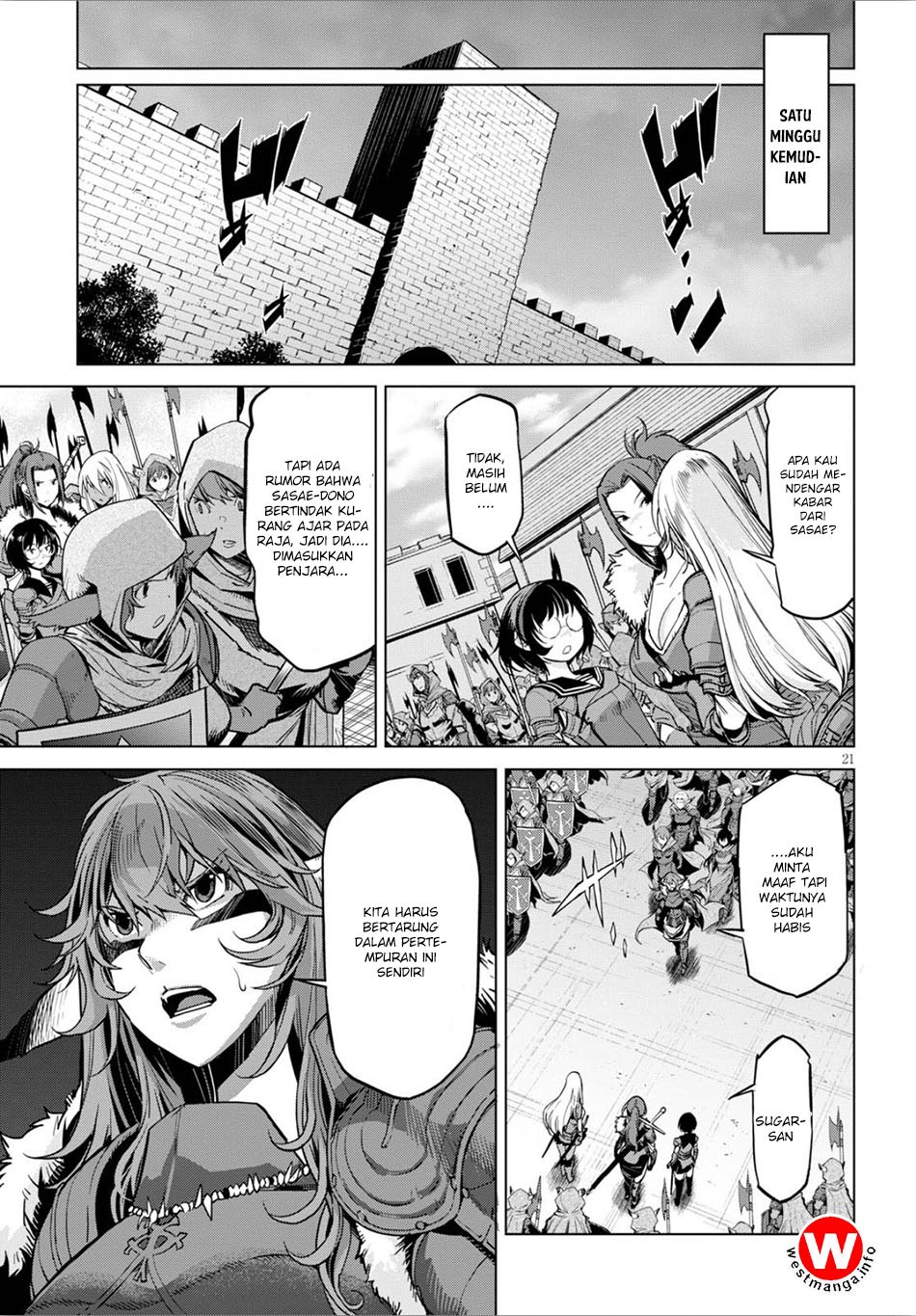 Halaman 23 dari Game of Familia: Kazoku Senki Chapter 4