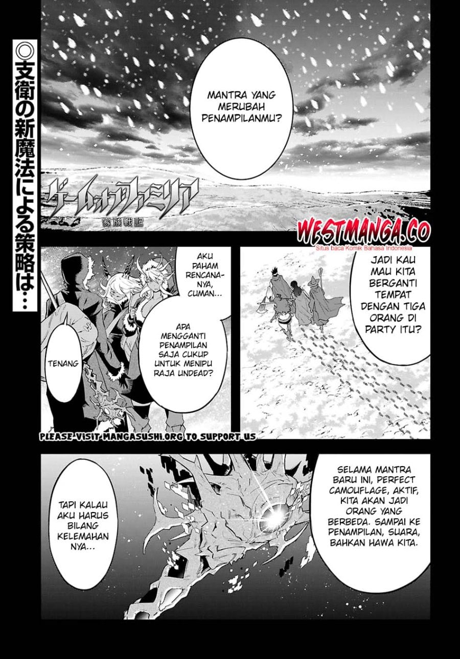 Halaman 2 dari Game of Familia: Kazoku Senki Chapter 82