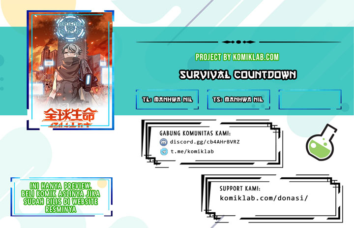 Halaman 1 dari Survival Countdown Chapter 1