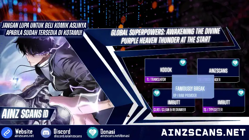 Halaman 1 dari Global Superpowers: Awakening the Zixiao Divine Thunder at the beginning Chapter 30
