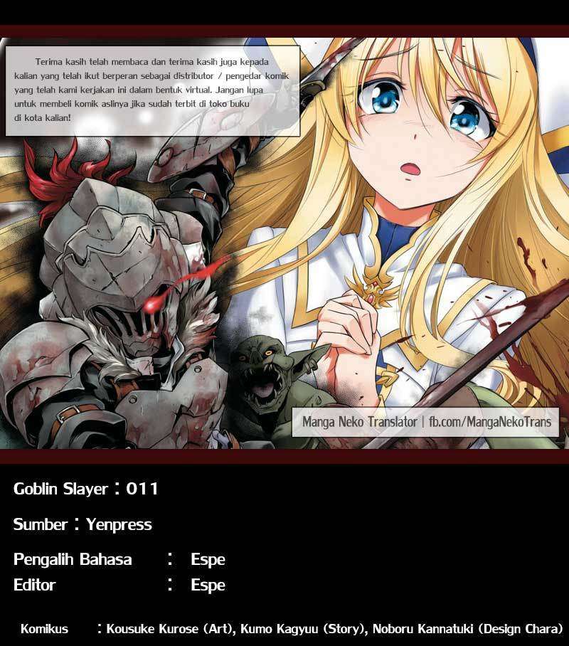 Halaman 1 dari Goblin Slayer Chapter 11