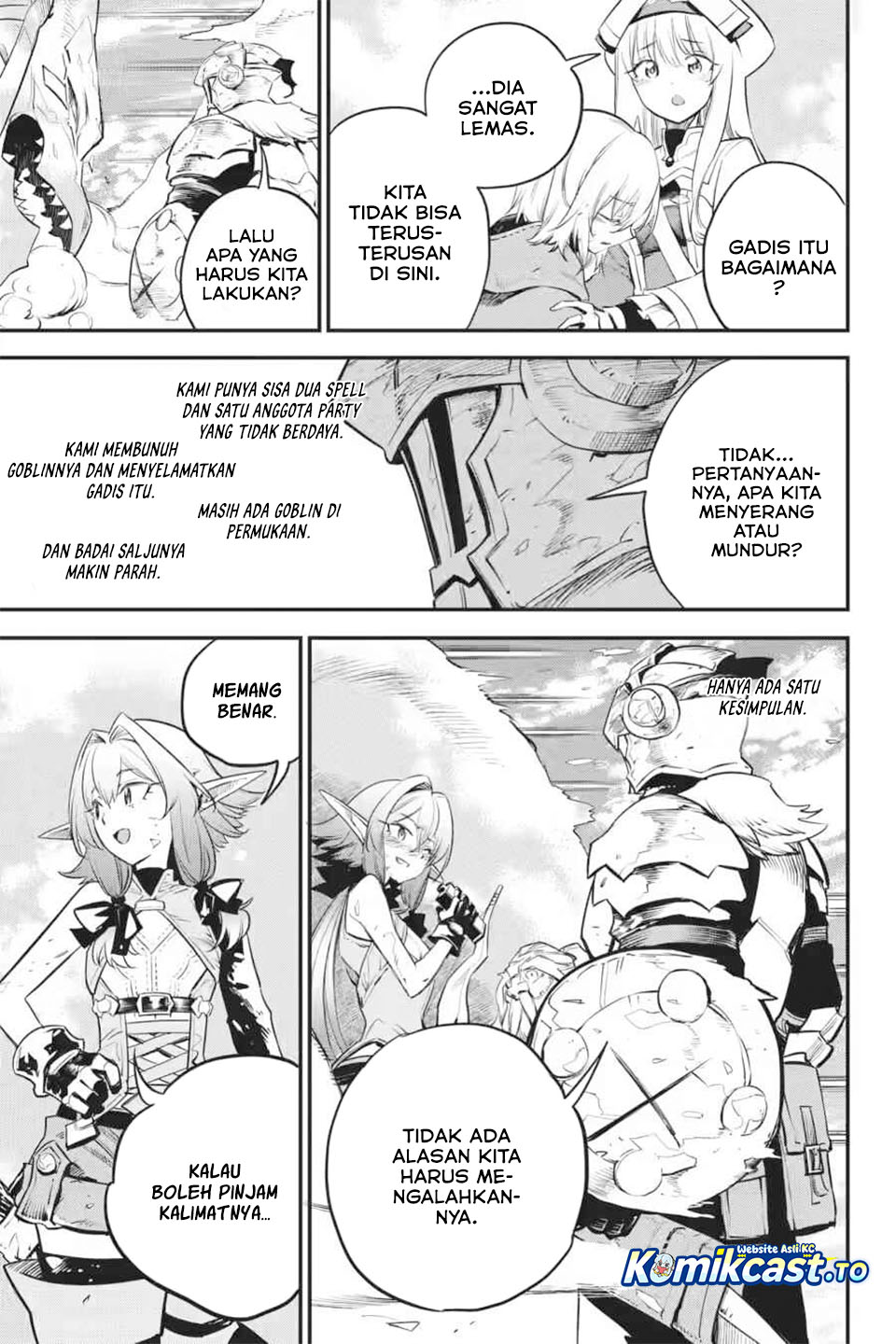 Halaman 4 dari Goblin Slayer Chapter 111