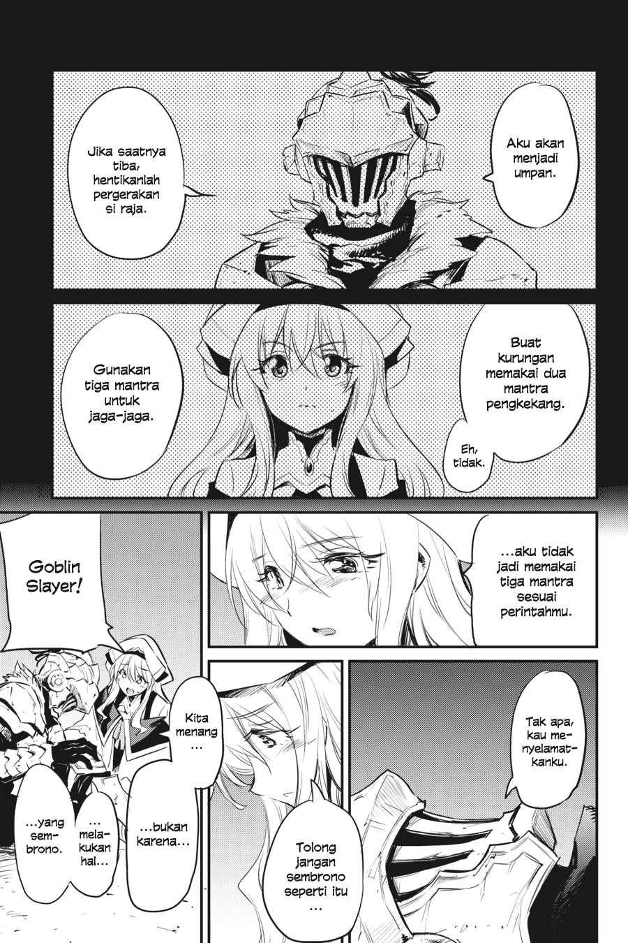 Halaman 20 dari Goblin Slayer Chapter 15