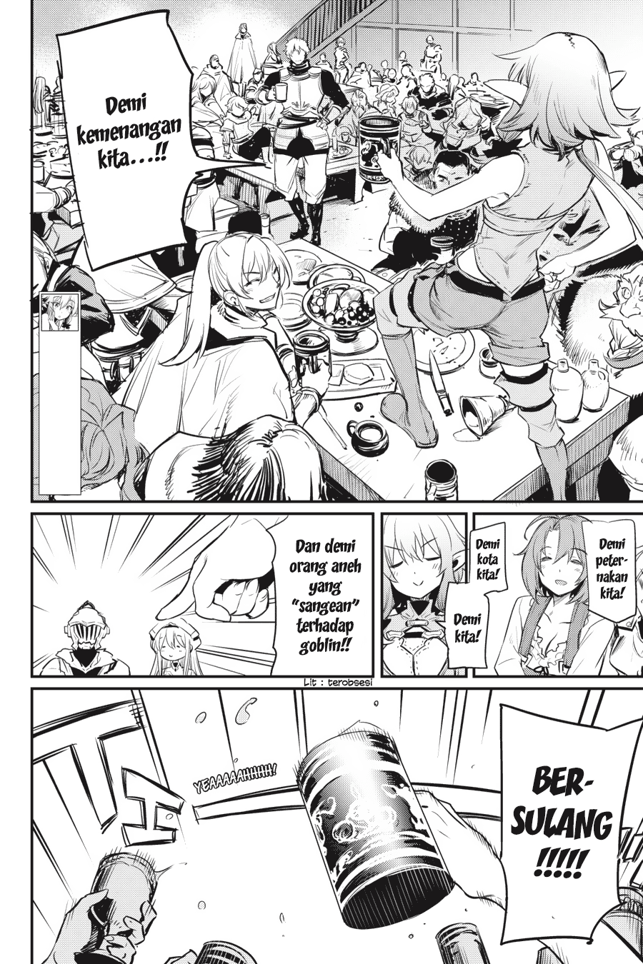 Halaman 23 dari Goblin Slayer Chapter 15
